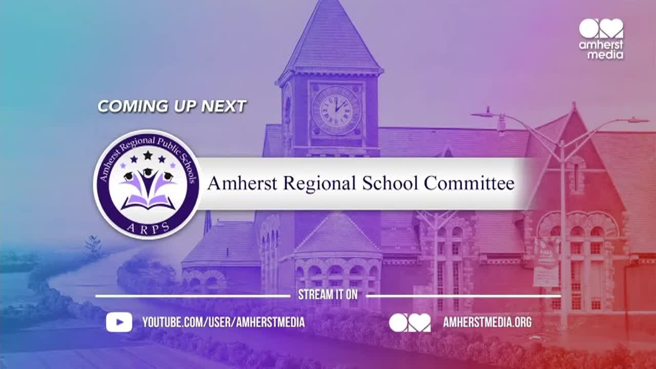 Amherst Regional School Committee - September 25th, 2025
