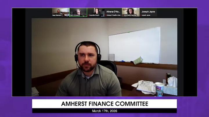 Thumbnail image for Amherst Finance Committee: March 17, 2026