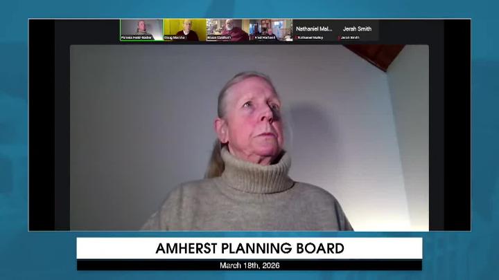 Thumbnail image for Amherst Planning Board: March 18, 2026